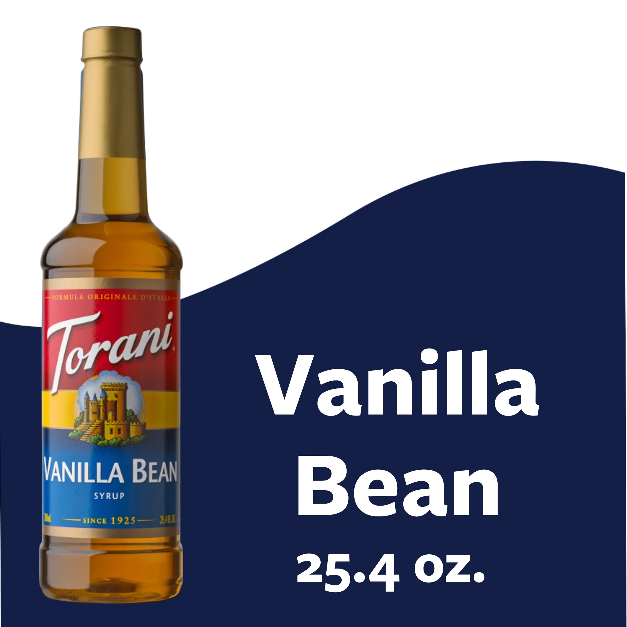 Torani Vanilla Bean Flavoring Syrup, Coffee Flavoring, Drink Mix, 25.4 oz | Walmart (US)