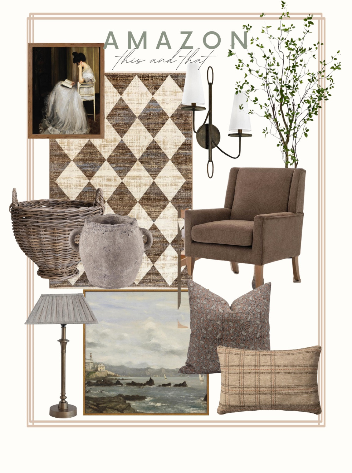 Amazon home this and that!

Lamp, sconce, tree, rug, art, pillows,

#LTKsalealert #LTKMostLoved #LTKhome