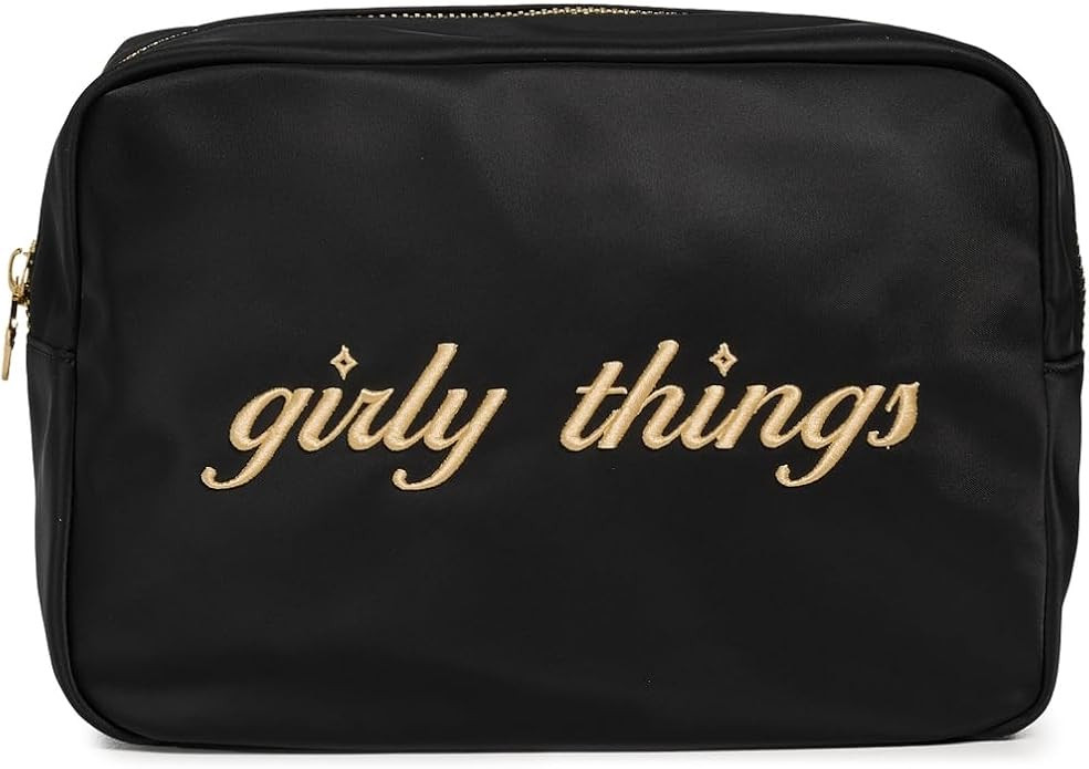 Stoney Clover Lane Women's Girly Things Embroidered Large Pouch | Amazon (US)