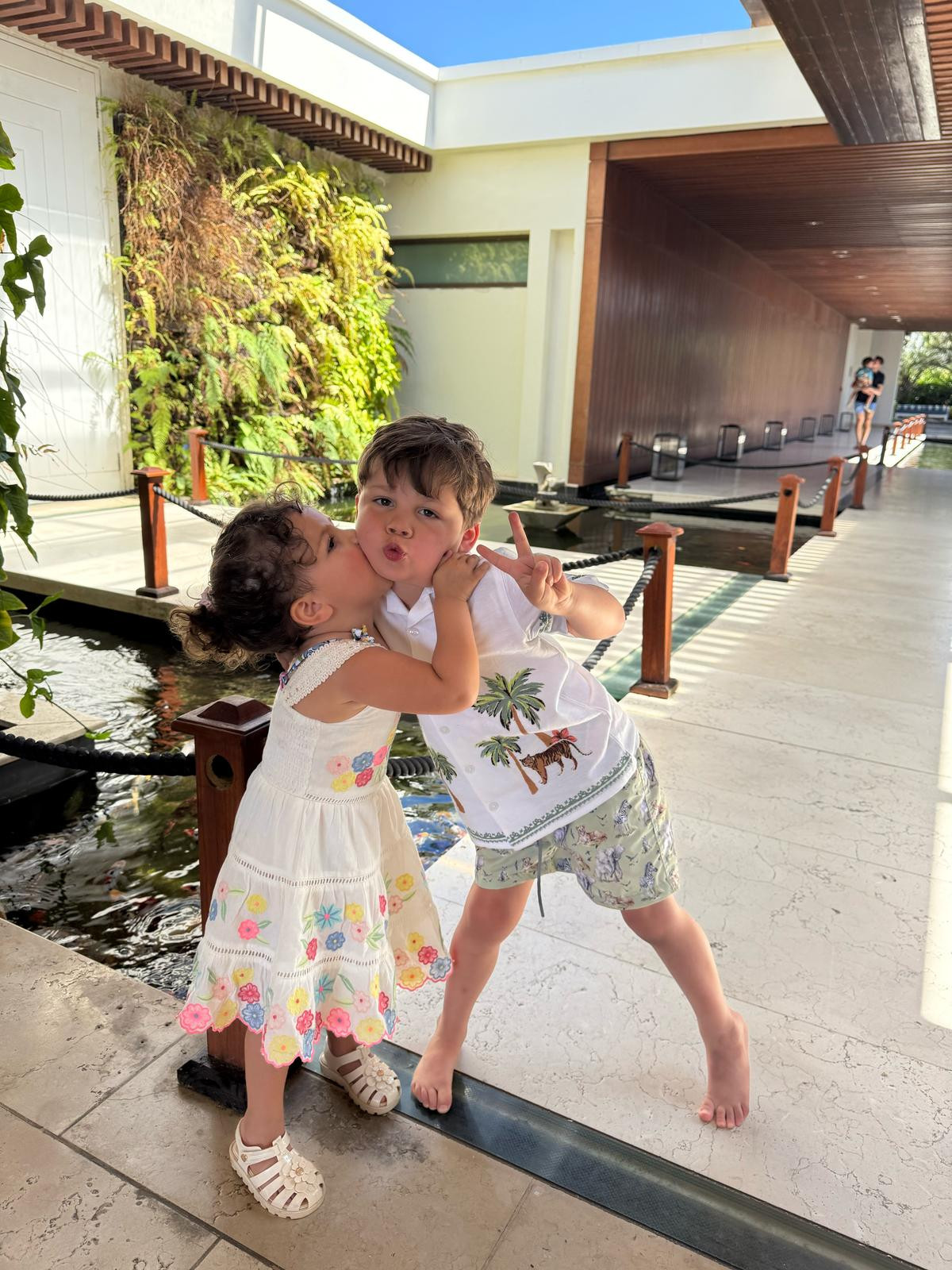 Kids' Clothing: Dress, Sandals, Shirt, Shorts, Marks & Spencer, H&M 

 #LTKuk #LTKsummer #LTKbaby