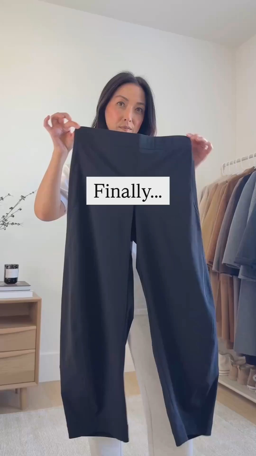 Ruti On The Loose Work Pant 3 ways. Saw these pants all over Instagram and had to try them since they're barrels. Very comfortable and elevated and I love that they can be worn for anything  - mom life, casual wear, and work life. You can even dress them up. Not a true high rise for me, so I had to size up for extra comfort. Wearing petite 4

Look 1
Zara cropped jacket small (old)
Aritzia tee medium
Ruti pants petite 4
Onitsuka tiger sneakers 4 mens
Mansur Gavriel tote
YSL sunglasses

Look 2
AYR denim jacket small
Aritzia tee medium
Everlane sweater xs
Ruti pants petite 4
Veronica Beard loafers 5.5, but run tts
Liffner shoulder bag
Celine sunglasses

Look 3
Everlane sweater xs
Ruti pants petite 4
Sam Edelman loafers 5
Quince bag
YSL sunglasses

Petite style 

#LTKSaleAlert #LTKPetite