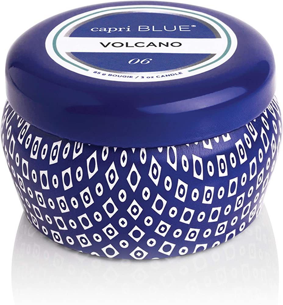 Capri Blue Scented Candle with Mini Tin Candle Holder - Luxury Aromatherapy Candle - 3 Oz - Volca... | Amazon (US)