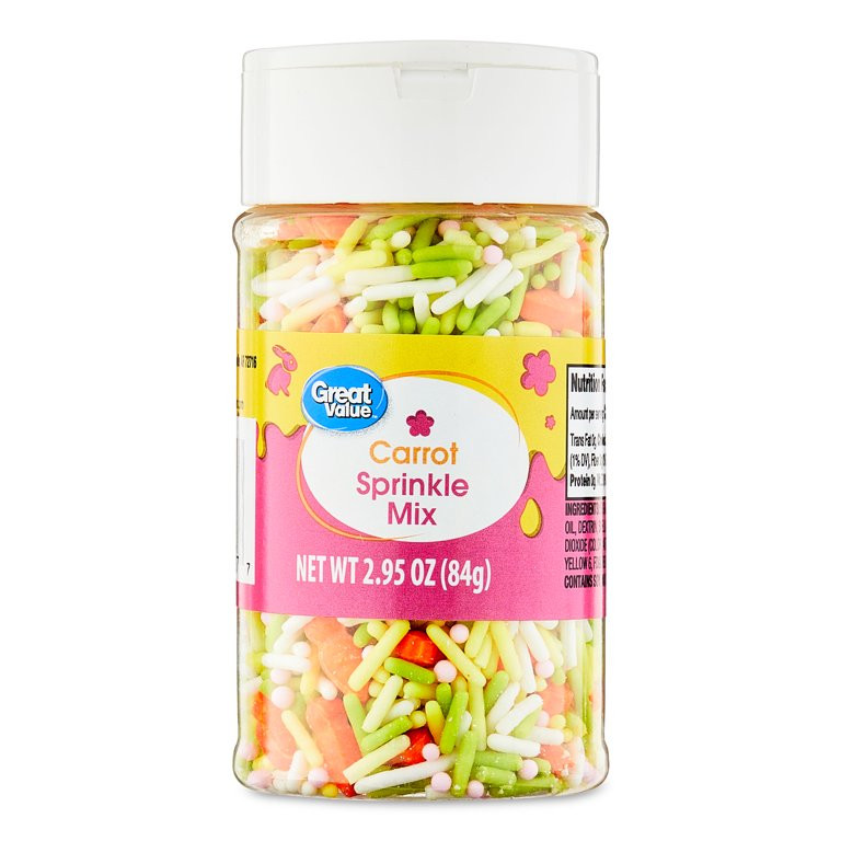 Great Value Carrot Sprinkle Mix, 2.95 oz | Walmart (US)