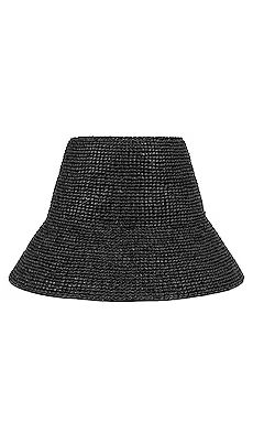 Janessa Leone Felix Bucket Hat in Black from Revolve.com | Revolve Clothing (Global)