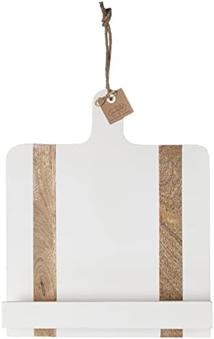 Mud Pie White Wood Cookbook Holder, 11 1/4" x 15 1/2" | Amazon (US)