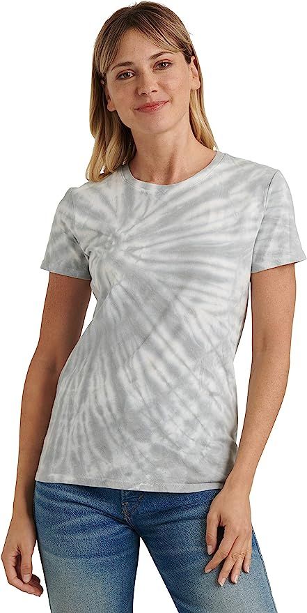 Lucky Brand Women's Short Sleeve Crew Neck Tie Dye Tee | Amazon (US)