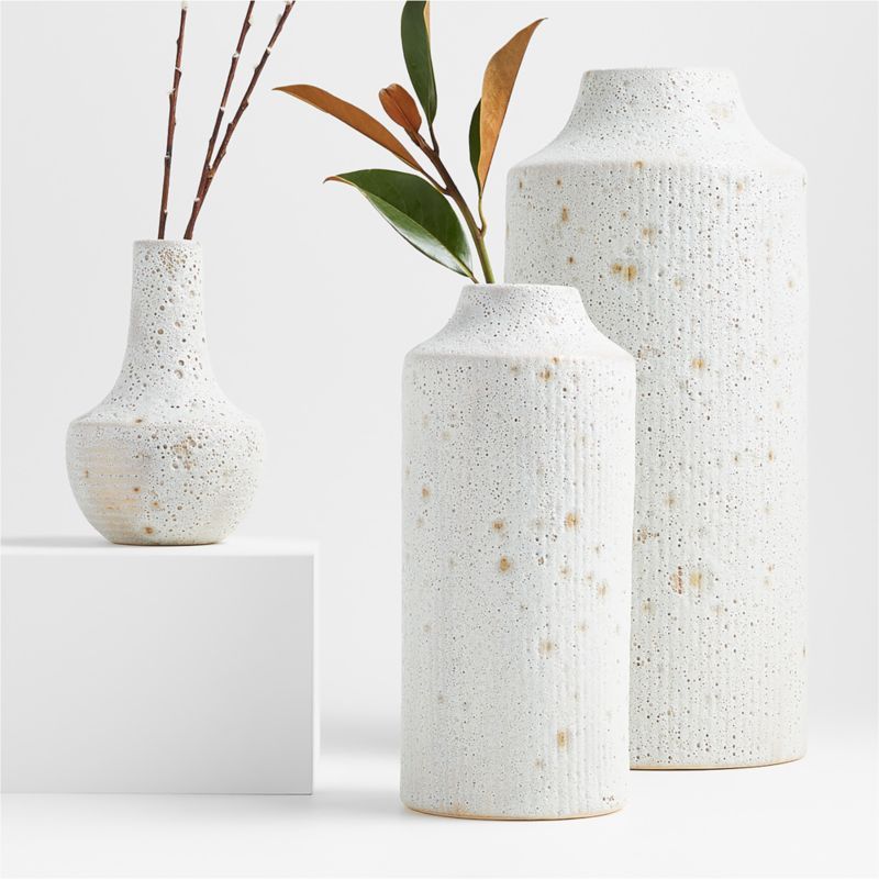 Ema Ceramic Vases | Crate & Barrel | Crate & Barrel