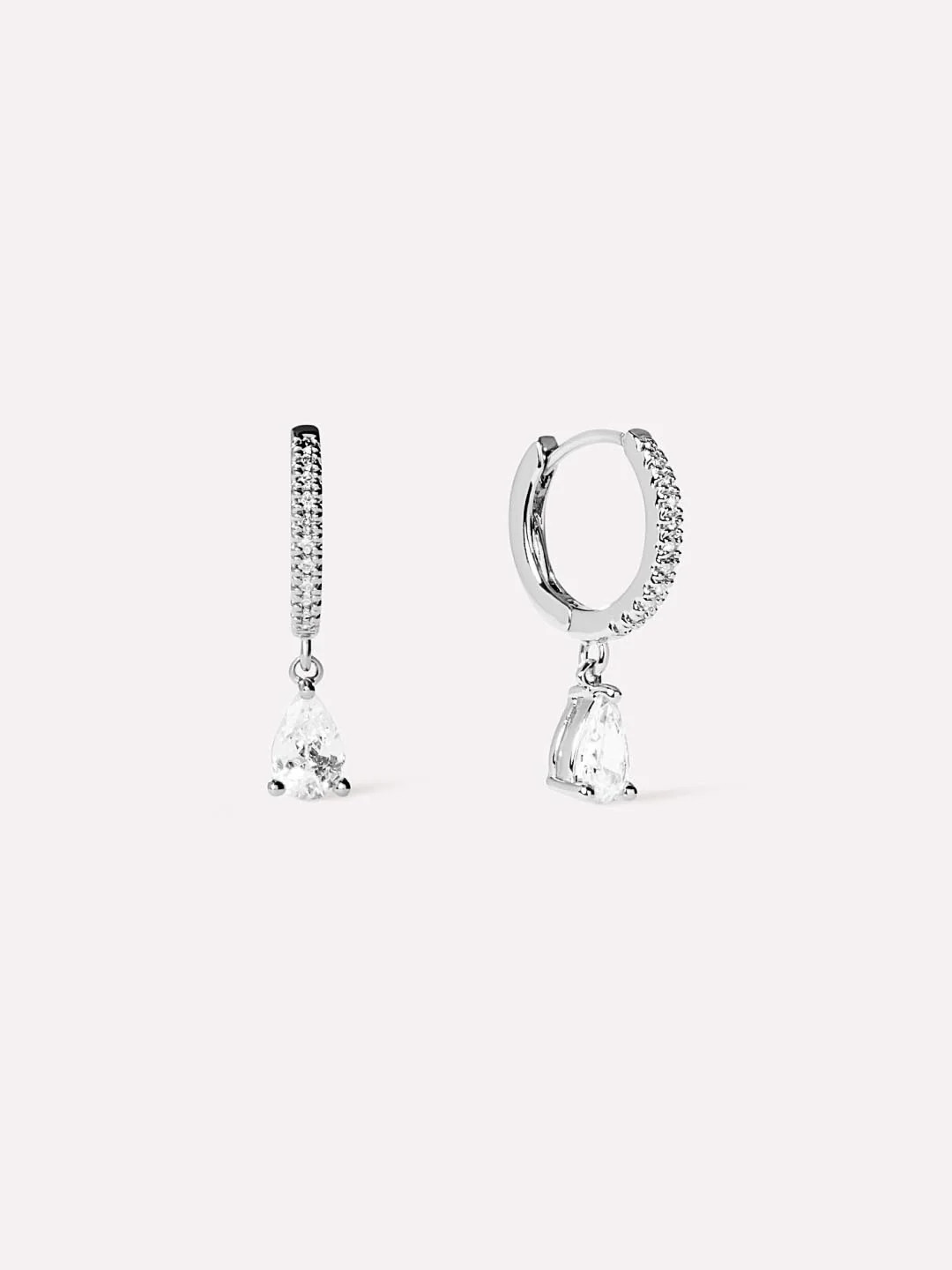 Delicate Huggie Hoops - Elise Silver | Ana Luisa
