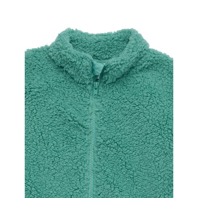 Wonder Nation Boy's High Pile Fleece Zip Up, Sizes 4/5-18 - Walmart.com | Walmart (US)