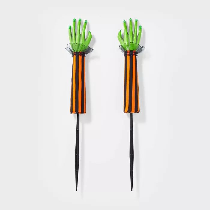 Yard Stake Witch Hands Halloween Decorative Holiday Scene Prop - Hyde & EEK! Boutique™ | Target