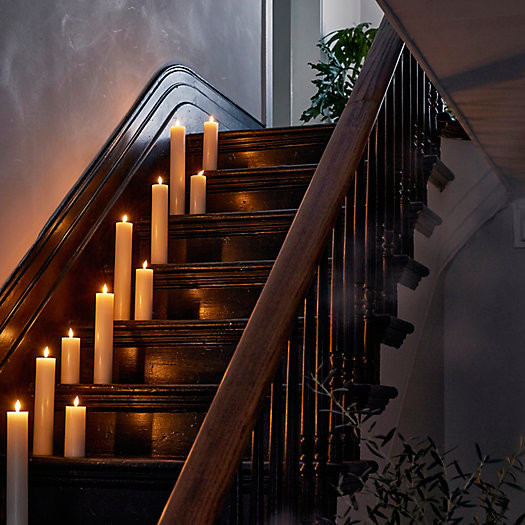 Stargazer Flameless Pillar Candle, 6 Inch | Terrain