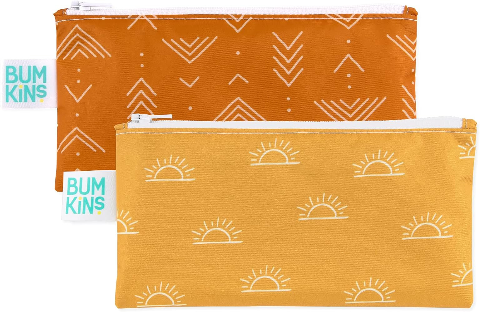 Bumkins Reusable Snack Bags, for Kids School Lunch and for Adults Portion, Washable Fabric, Water... | Amazon (US)