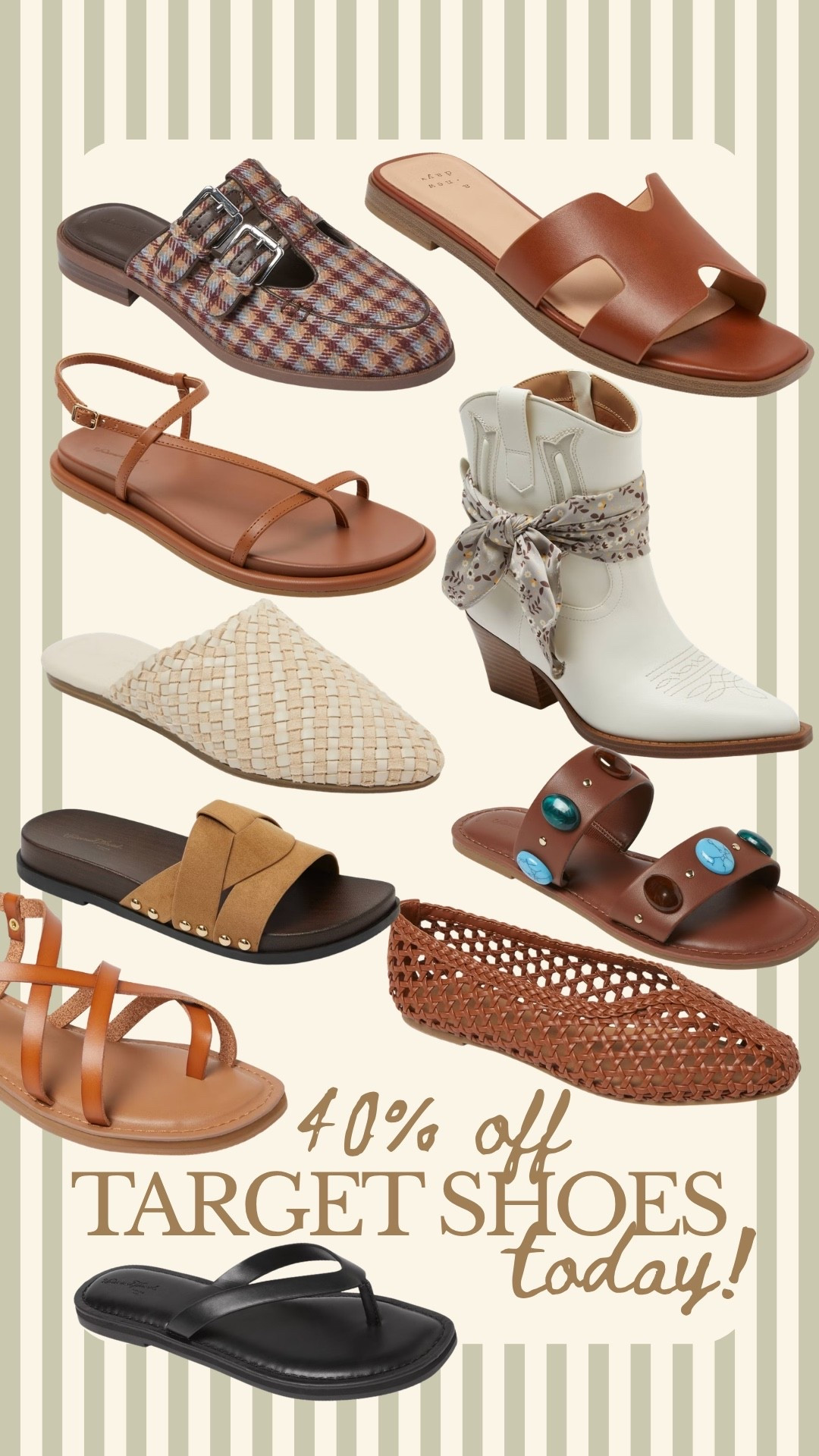 Women’s shoes are 40% off today at target for target circle deals!

#LTKSeasonal #LTKSaleAlert #LTKmomlife