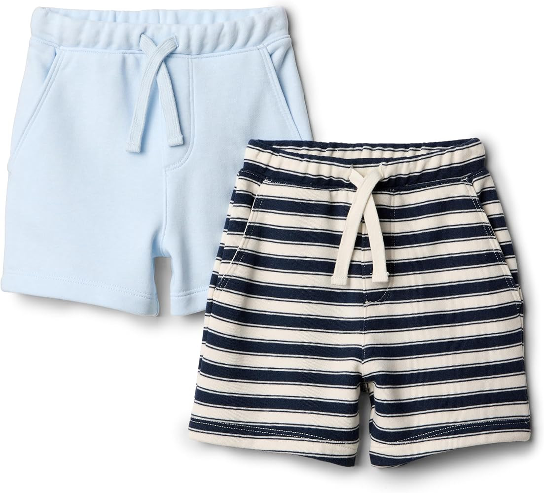 Amazon Essentials x Sofia Grainge Toddlers and Baby Boys' Pull On Knit Shorts, Pack of 2 | Amazon (US)