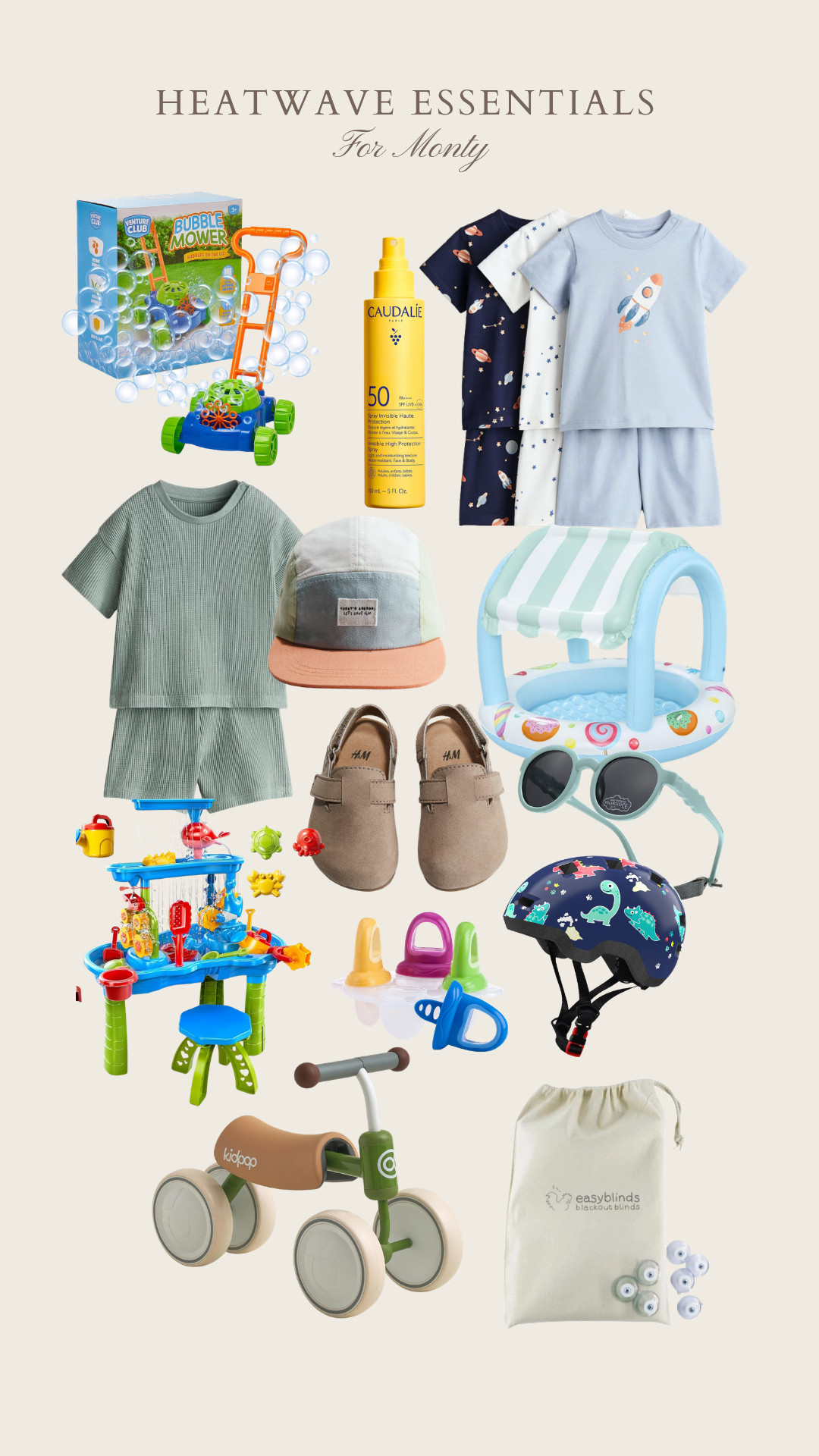 Heatwave essentials for Monty! 

toddler l kids l baby l shoes l clothes

#LTKKids