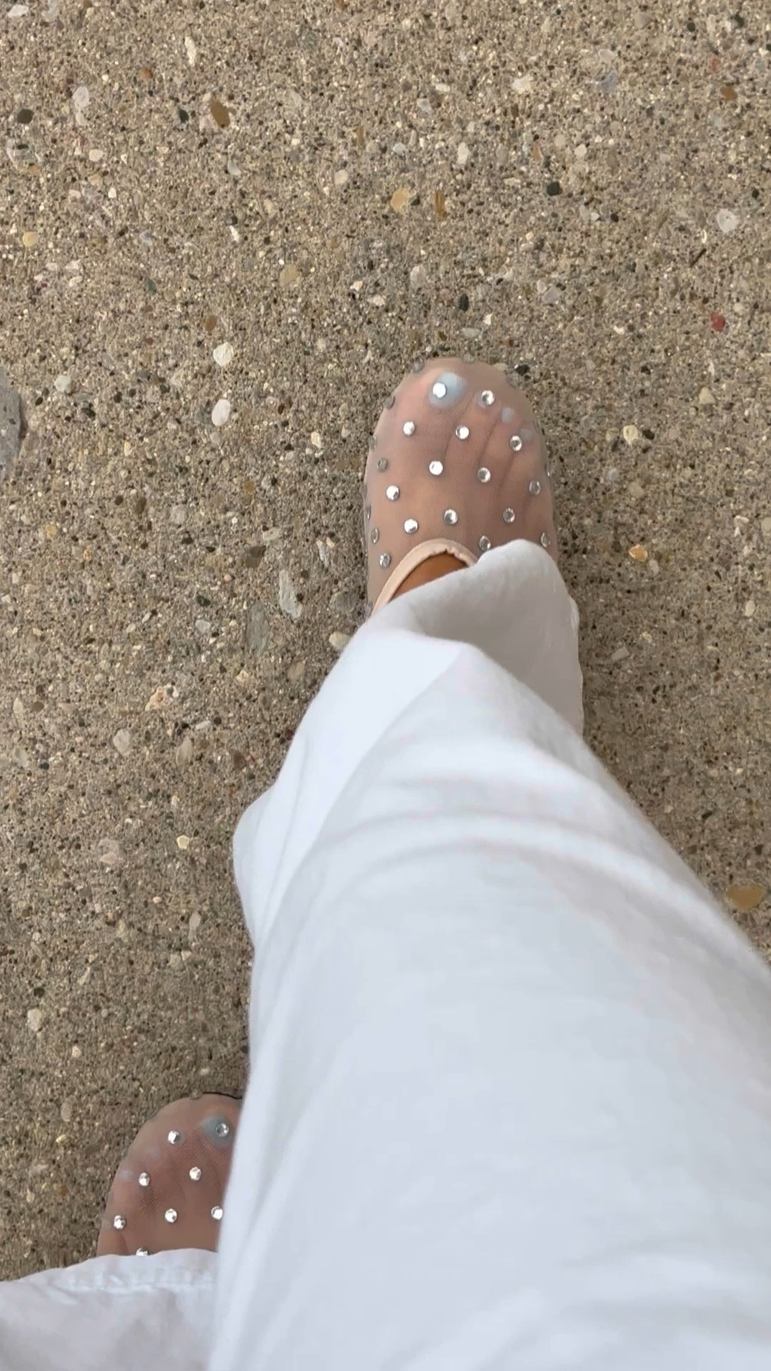 I’m absolutely obsessed with these mesh flats with crystal details. So fun for bridal or everyday. Such an affordable price, too!

Size down if you’re a half size - they stretch a bit. I wear an 8.5 and the size 8 is perfect!

#LTKWedding #LTKShoeCrush #LTKVideo