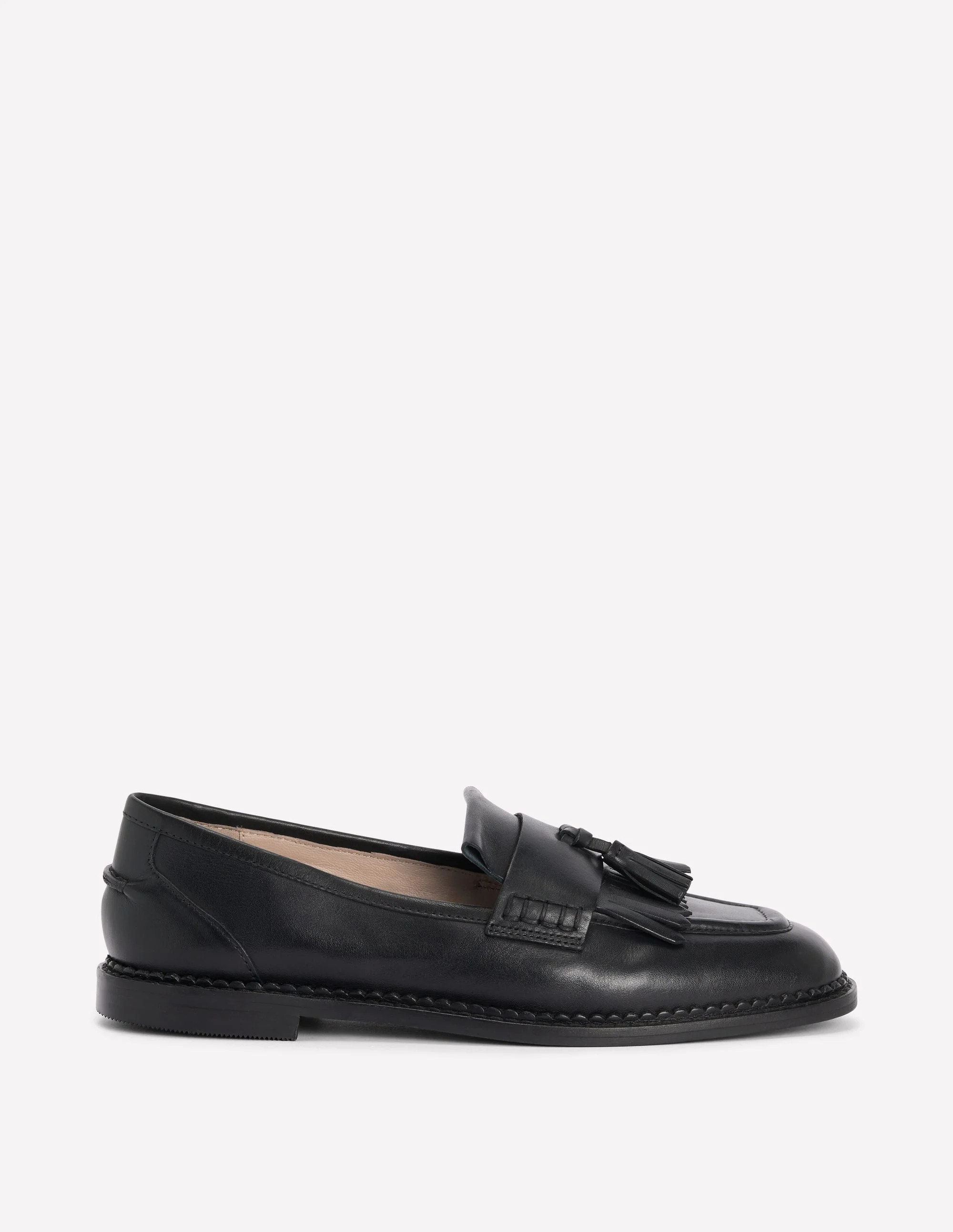 Nya Flache Ghillie-Loafer-Schwarz | Boden DE
