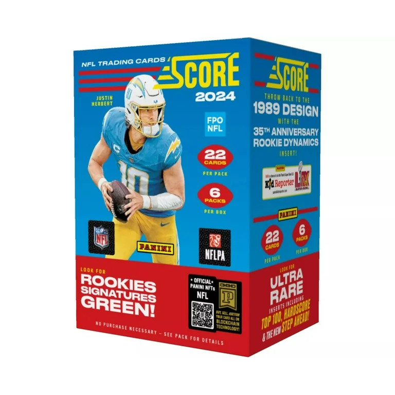2024 Panini Score Football Trading Cards NFL Blaster Box | Walmart (US)