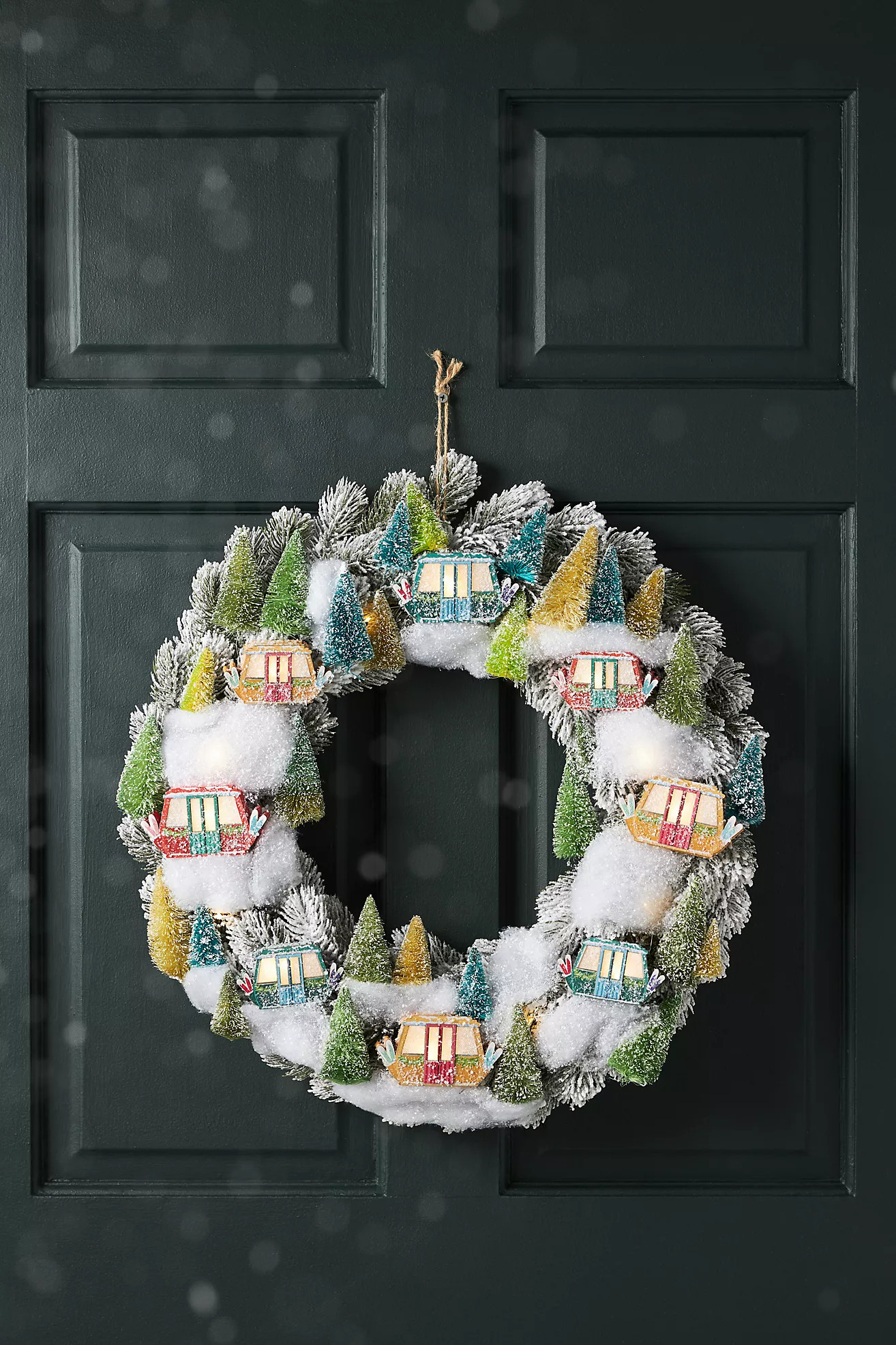 Light-Up Gondola Wreath | Anthropologie (US)