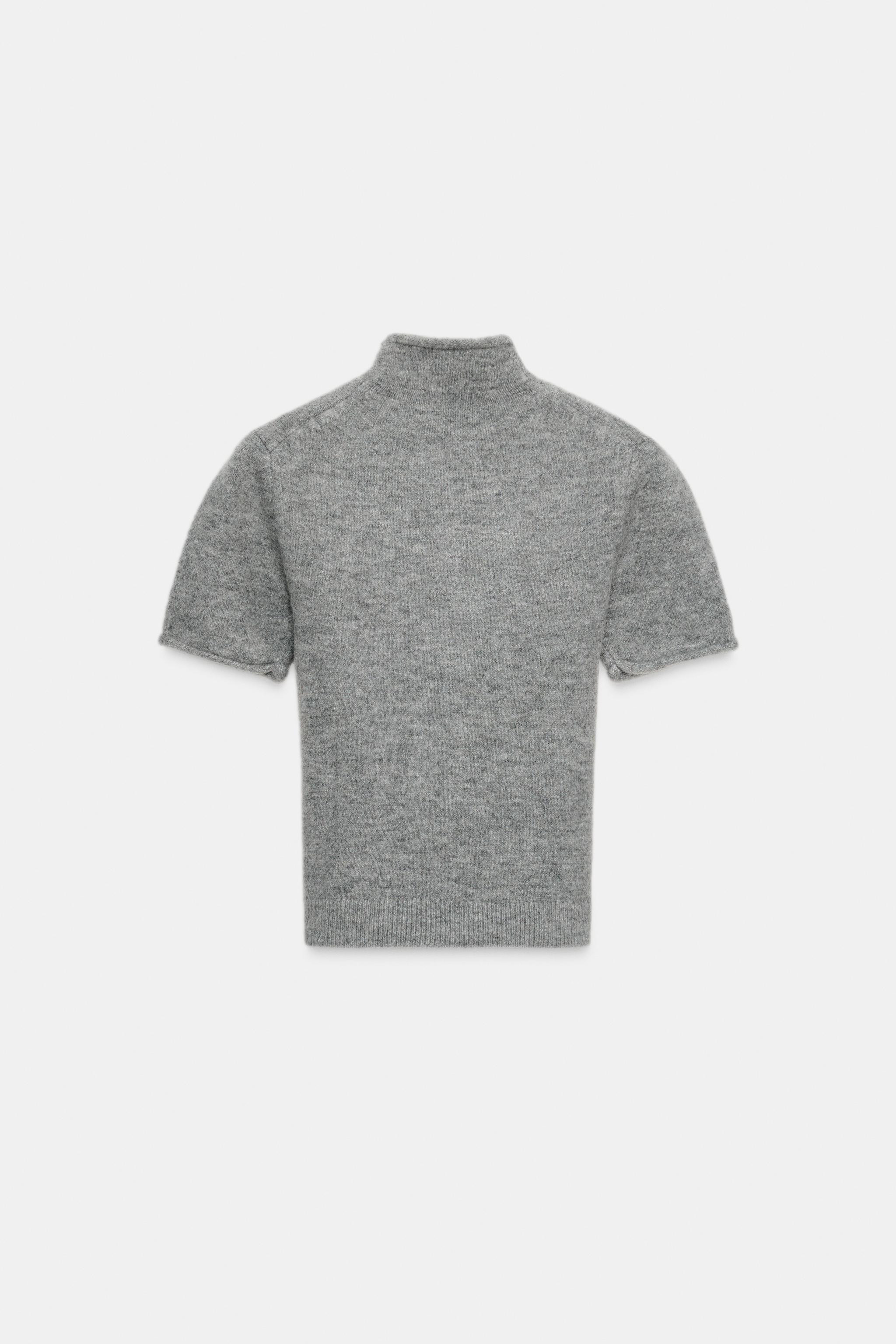 SOFT KNIT SHORT SLEEVE JUMPER | Zara UK