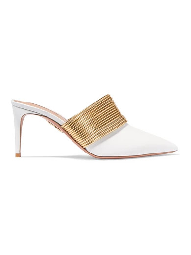 Rendez Vous leather mules | NET-A-PORTER (US)