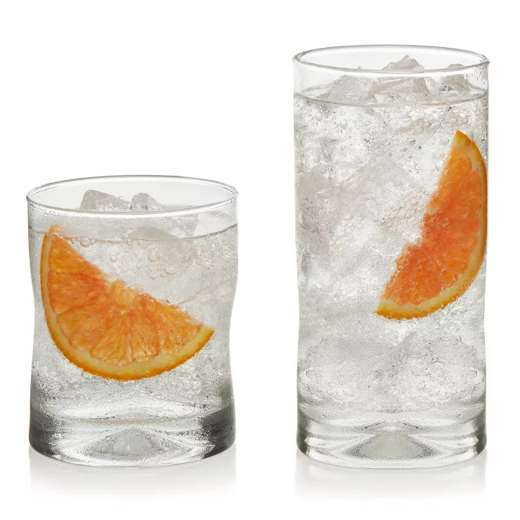Libbey Impressions 16-Piece Tumbler and Rocks Glass Set | Target