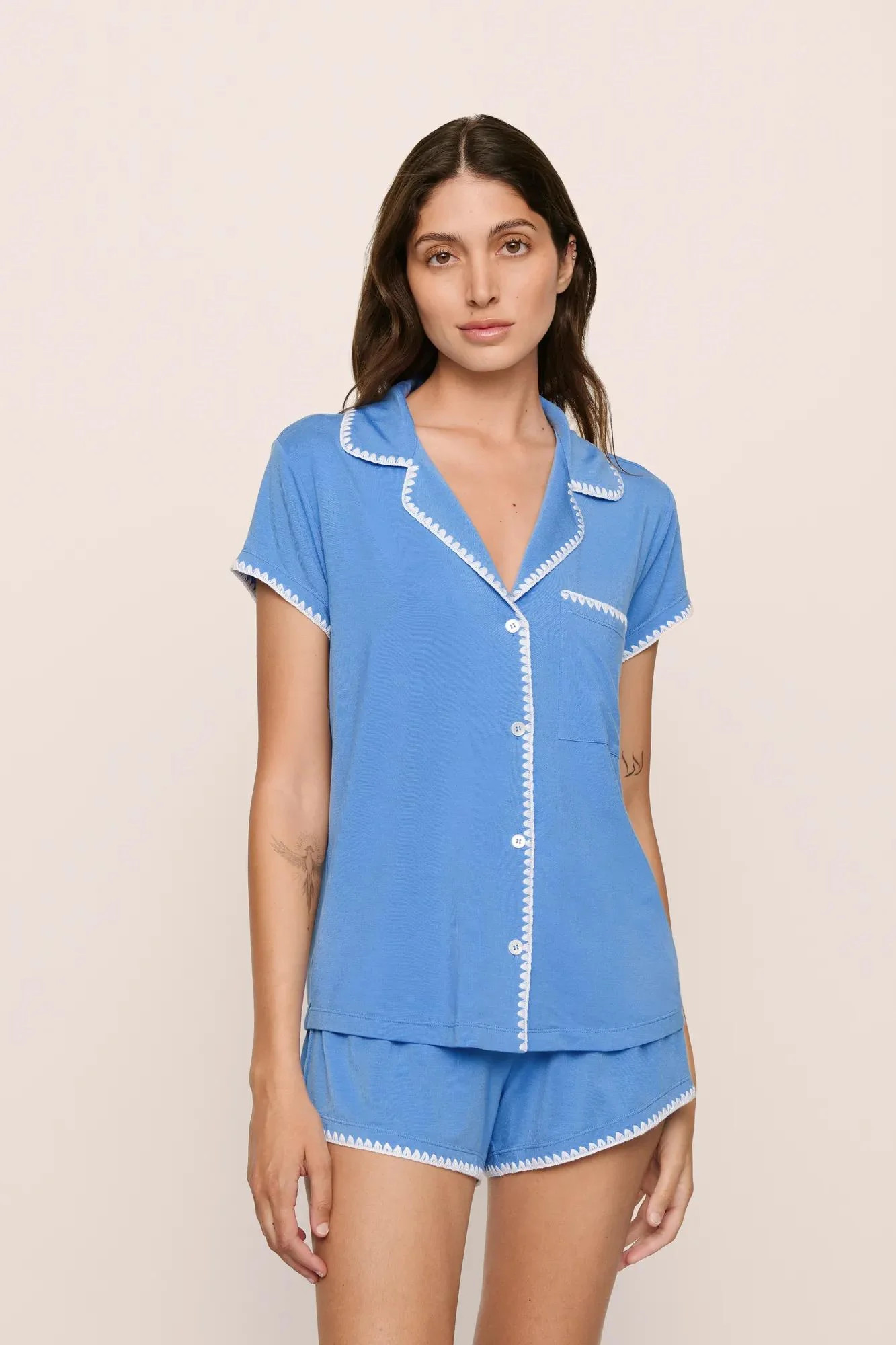 Frida TENCEL™ Modal Shortie Short PJ Set | Eberjey