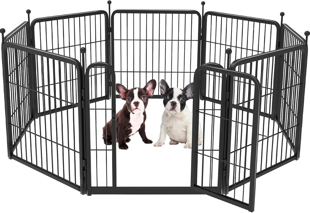 FXW Rollick Dog Playpen for Yard, RV Camping│Patented, 24 inch 8 Panels | Amazon (US)