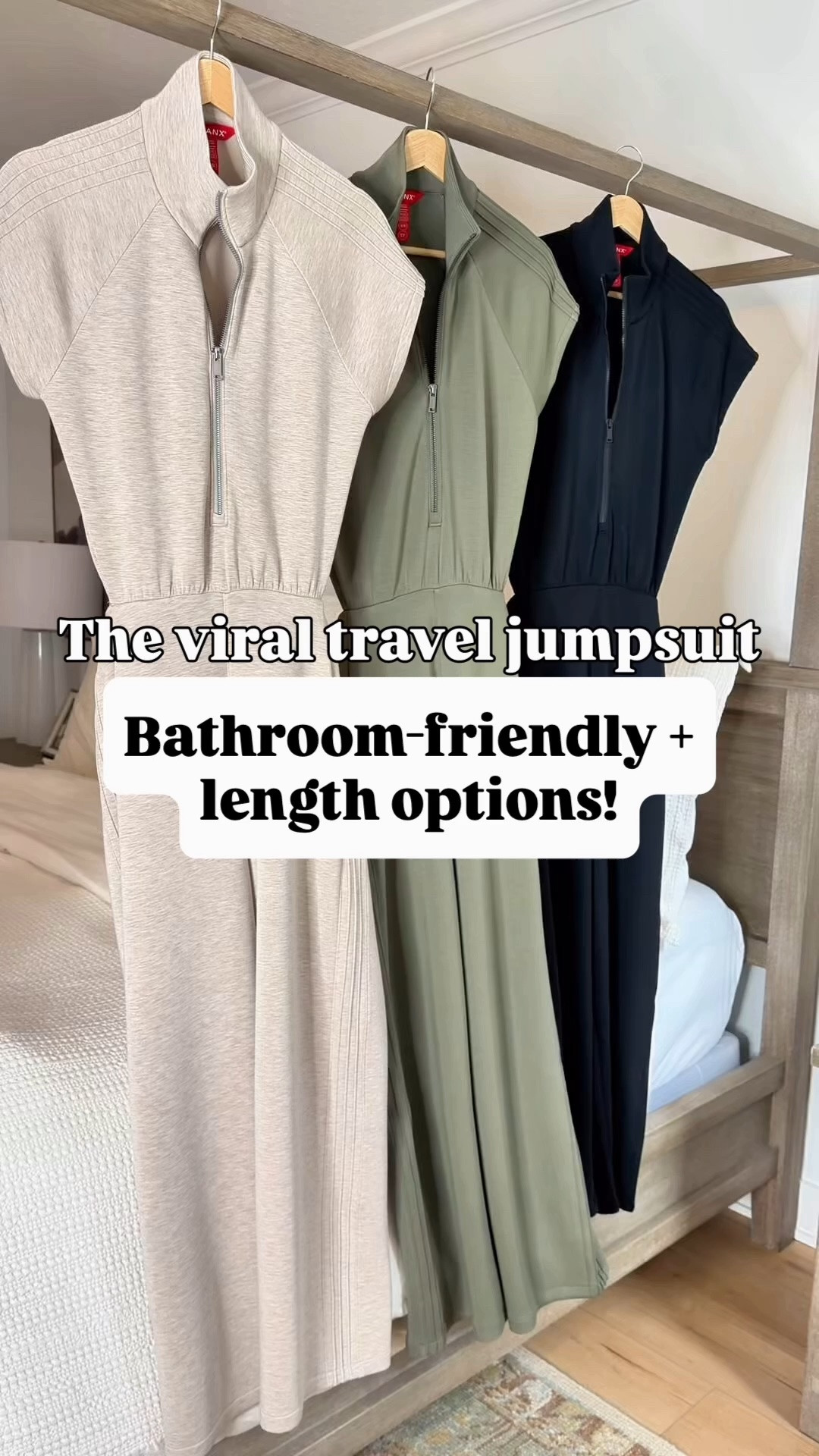 My travel outfit of the day. Airport outfit. Casual outfit. Elevated casual outfit. Spanx jumpsuit (bathroom-friendly) in XS petite. Code LISAMARIEXSPANX on first time purchases. XS in slouchy denim jacket. Alo mule sneakers are TTS. MX Wallace quilted tote bag in medium, color ‘terracotta’.

#LTKgrwm #LTKTravel #LTKootd