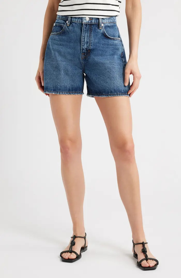 FRAME The Easy High Waist Denim Shorts | Nordstrom | Nordstrom