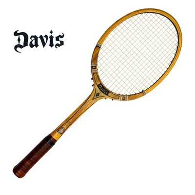 Vintage TAD Davis Imperial Deluxe Wooden Tennis Racket 26” With Head Cover USA | eBay US