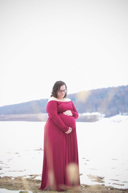 Throwback to one of my favorite days ever. Maternity photos 💕 this dress is currently on clearance on Pinkblush (my favorite site for maternity dresses when I was pregnant!).

Baby shower, maternity photo outfit, pregnancy, plus-size maternity, plus-size dress, plus-size inspiration, baby bump, photo idea, winter photo shoot

#LTKbaby #LTKbump #LTKcurves
