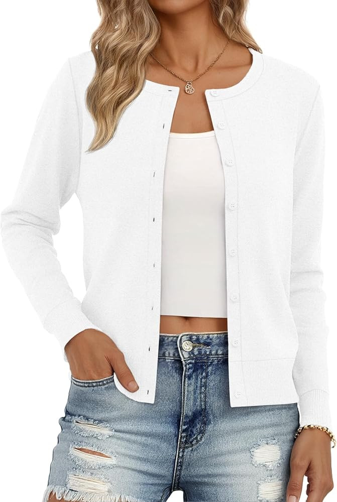 Trendy Queen Lightweight Cardigan Sweaters for Women | Amazon (US)