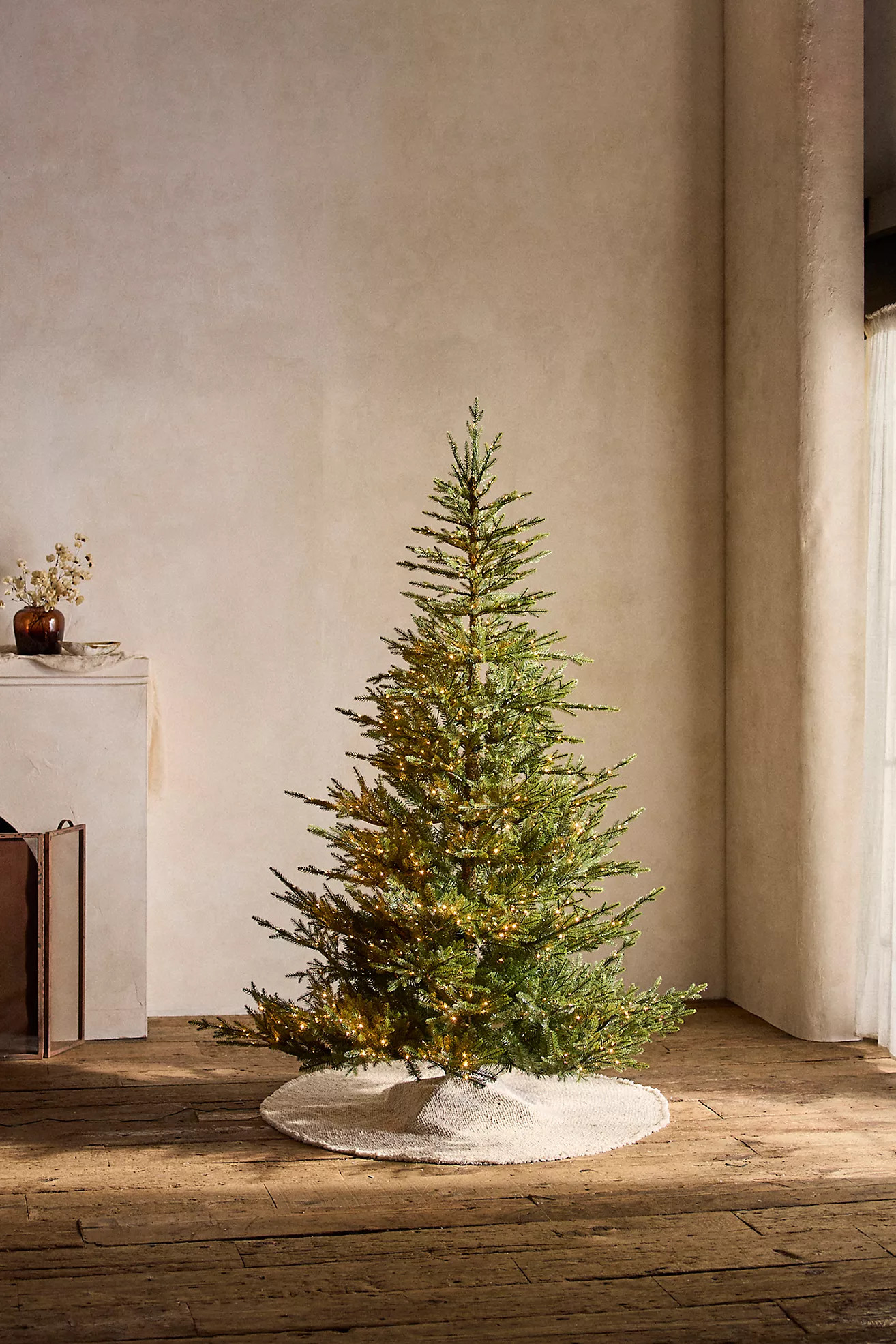 Faux Pre-Lit Norway Spruce | Anthropologie (US)