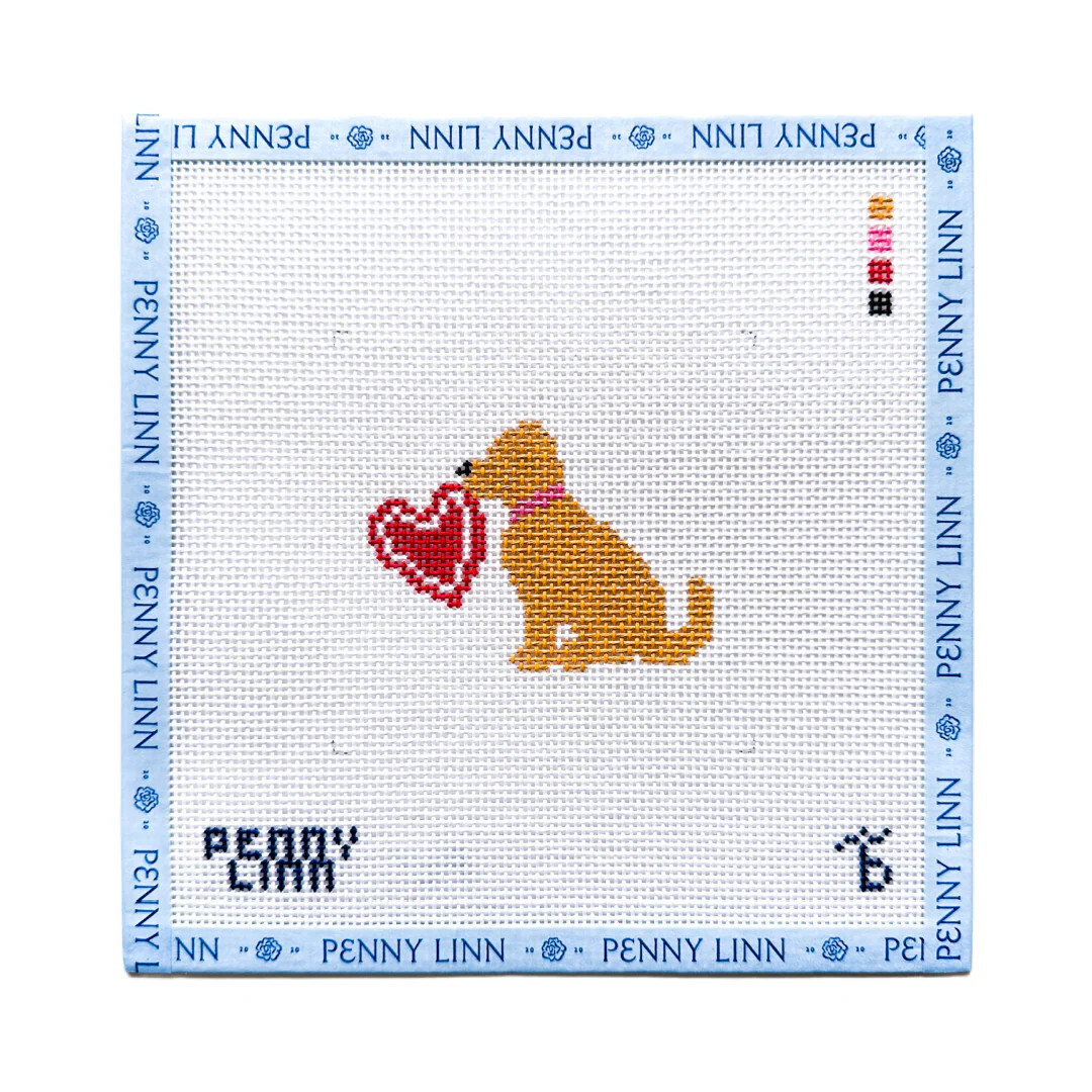 Golden Retriever - Valentine's Day | Penny Linn Designs