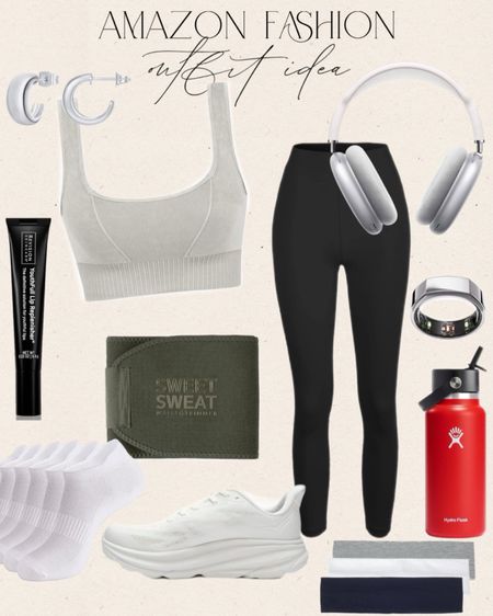 Easy workout outfit idea! Love the oura ring as a fitness tracker! #Founditonamazon #amazonfashion #fitness #ouraring

#LTKFitness #LTKStyleTip #LTKSeasonal
