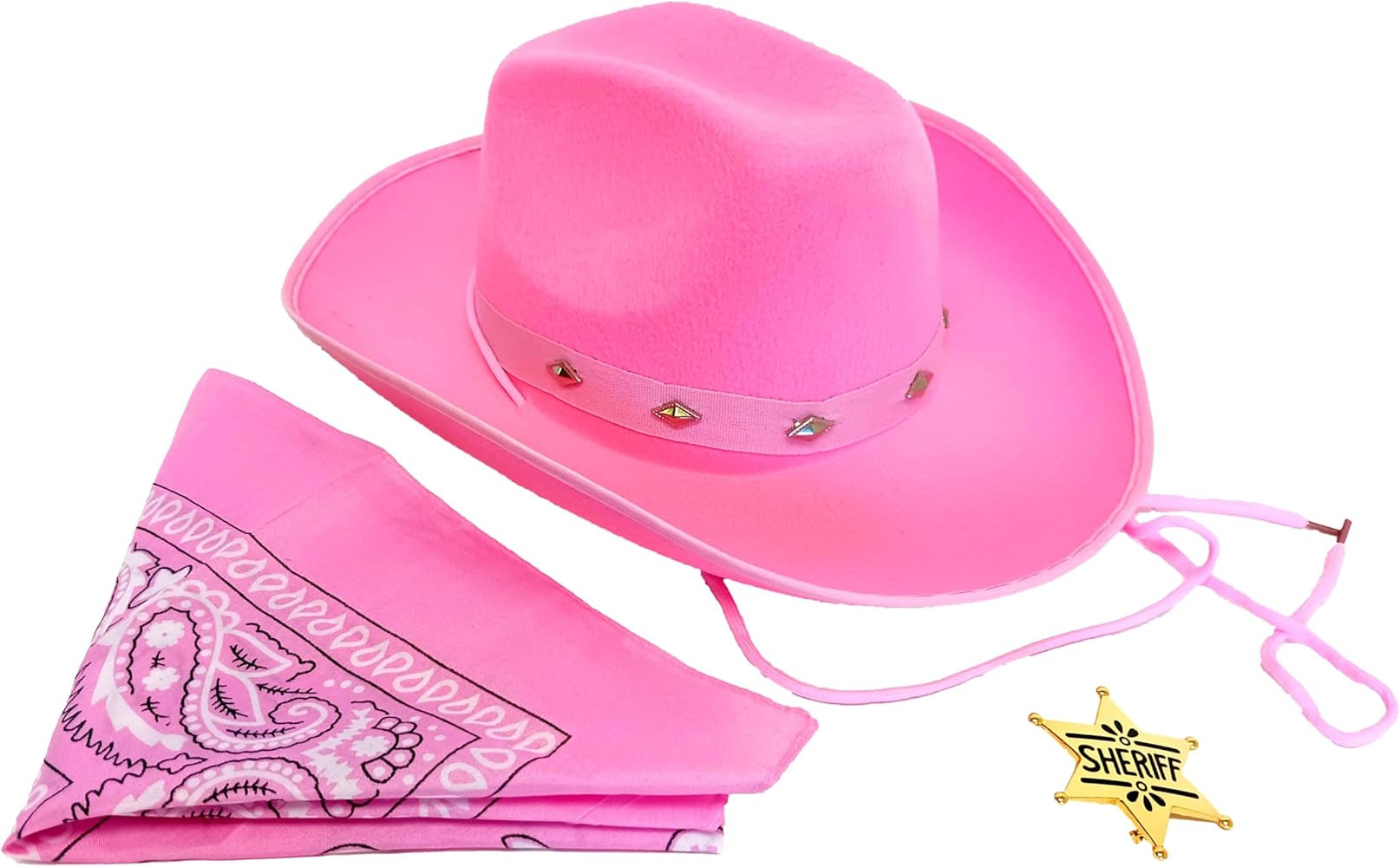 Children's Cowboy, Sheriff Theme Costume Dress Up Set For Boys and Girls - Cowboy Hat, Bandana an... | Amazon (US)