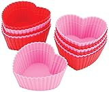 Wilton Heart Silicone Baking Cups, 12 Count | Amazon (US)