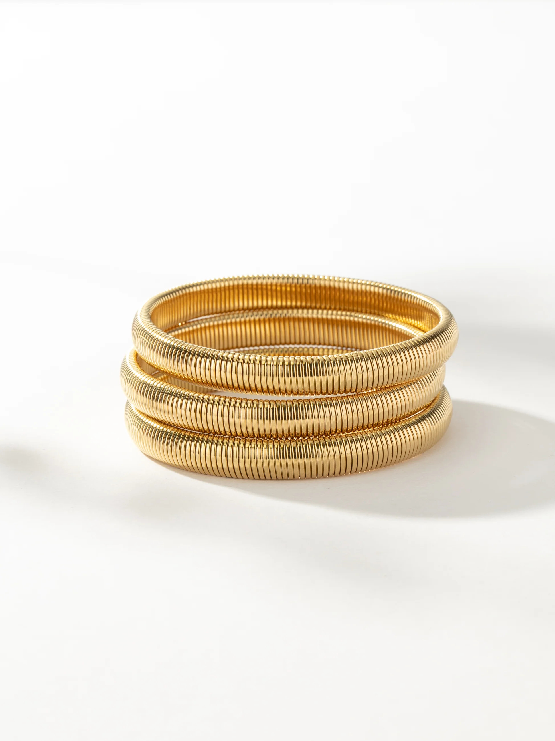 Gold Cleo Bracelet Set of 3 | Bracelet Stack | Uncommon James | Uncommon James