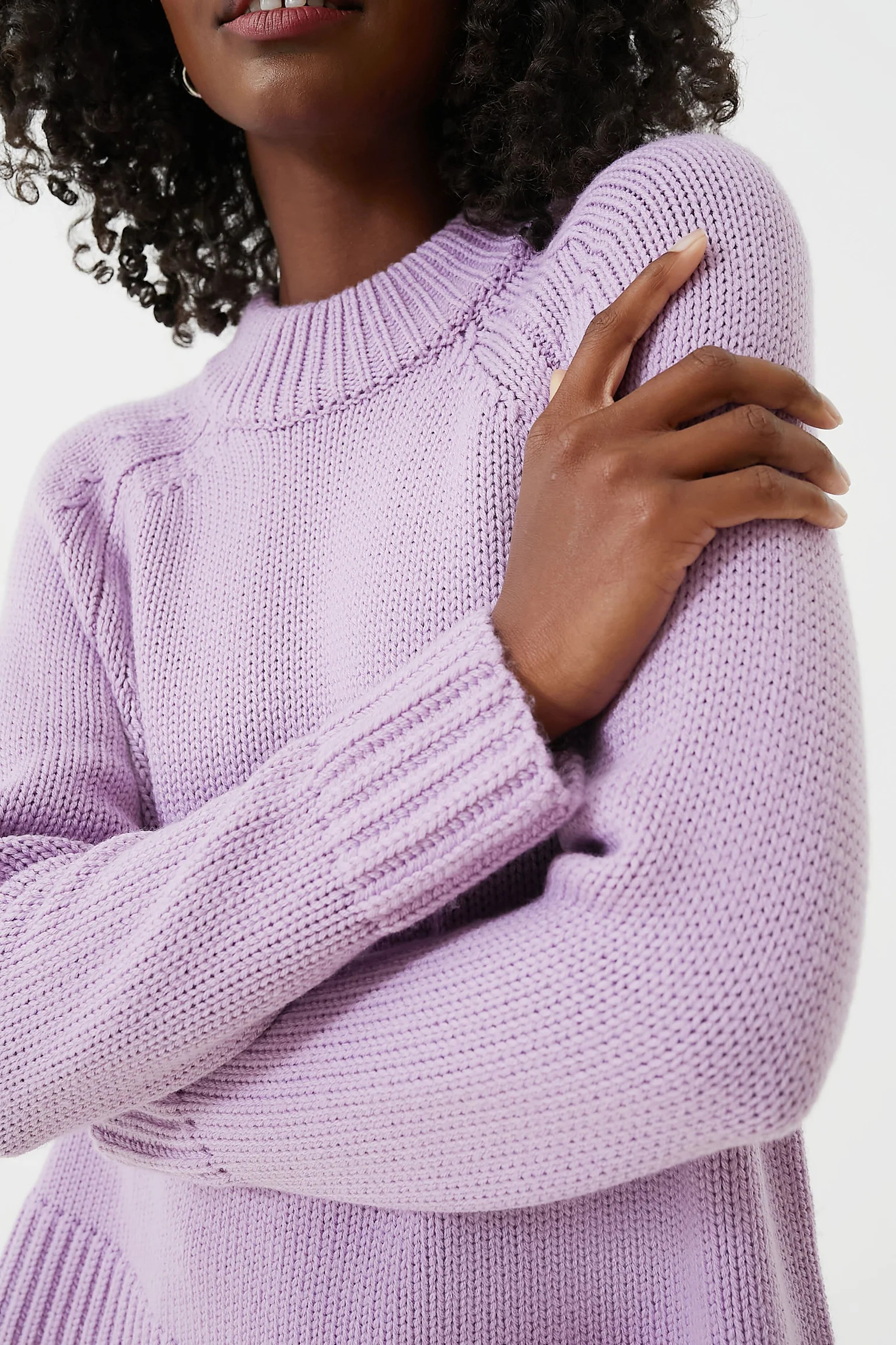 Lilac Claude Crewneck Sweater | Tuckernuck (US)