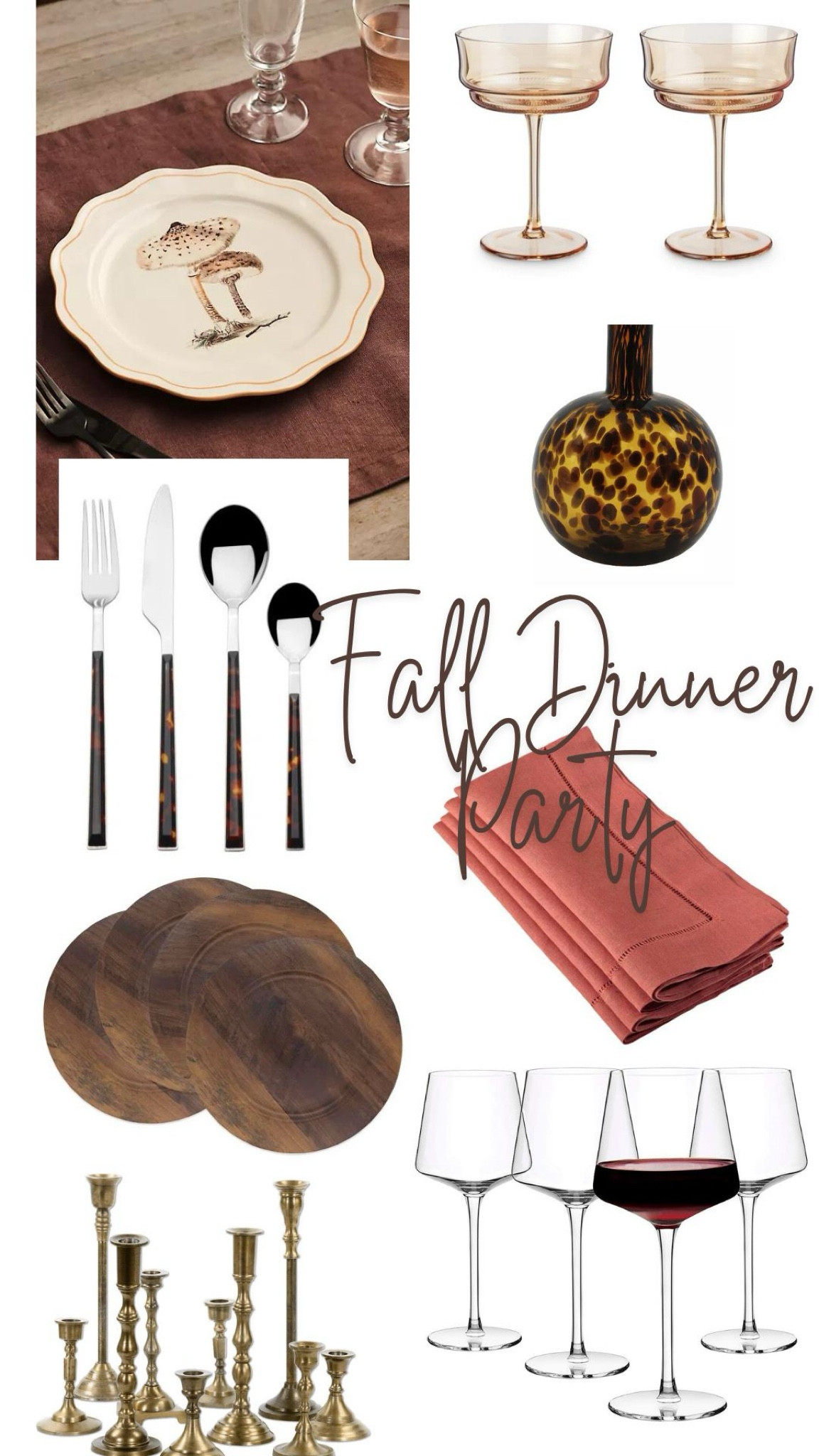 Set a gorgeous table with these cozy fall dinner party pieces! I love the tortoise shell accents with rich mahogany and terracotta 🤎 Wayfair is having a huge holiday hosting sale so get these at discounted prices while you can! #wayfair #wayfairsale #wayday

#LTKParties #LTKHome #LTKSeasonal