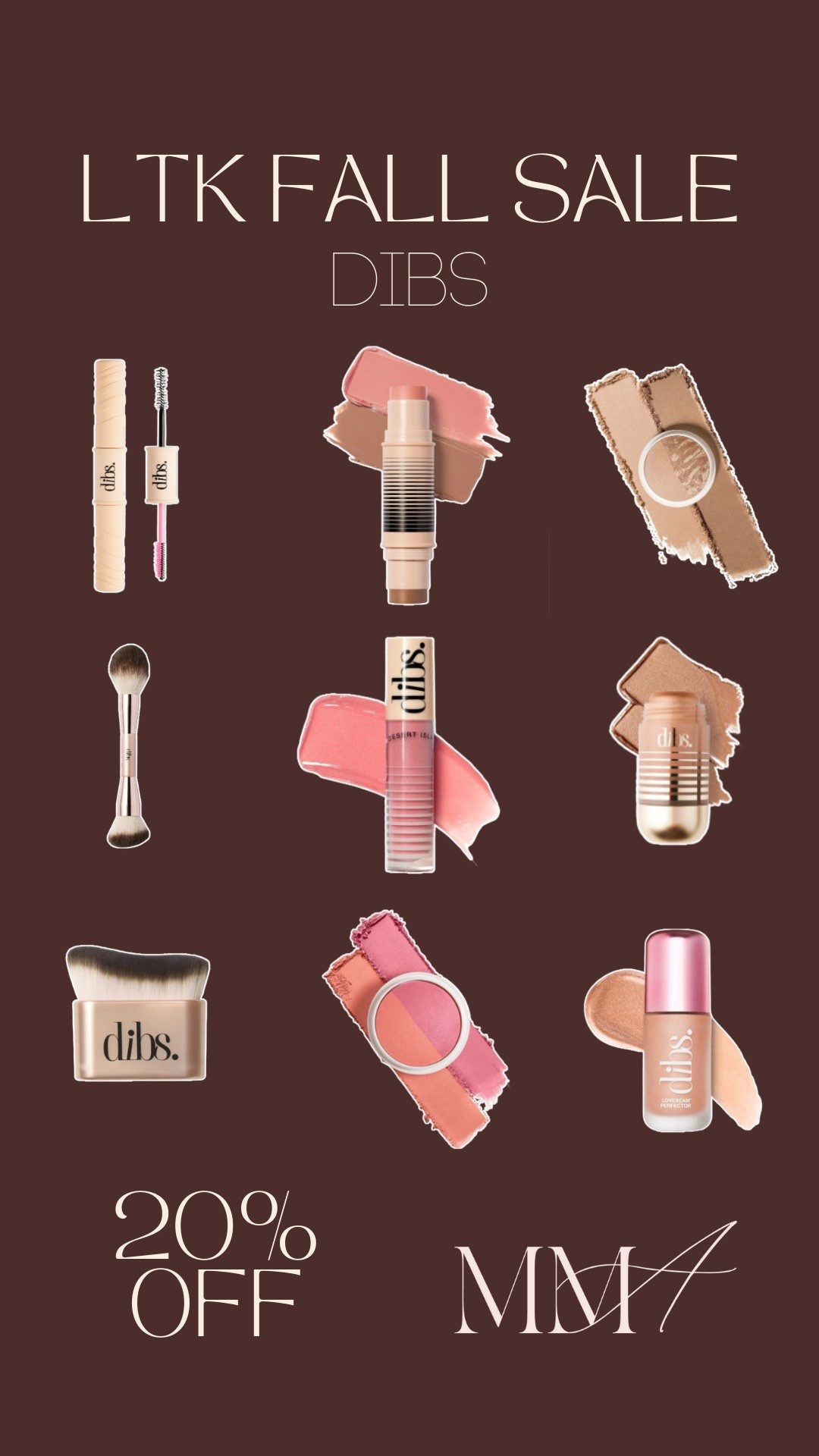 Stocking up on my favorites from DIBS beauty! These bestsellers are on sale during the LTK Fall Sale. Fall vibe, beauty on sale, makeup favorites, fall sale, on sale.

#LTKBeauty #LTKSeasonal #LTKFallSale