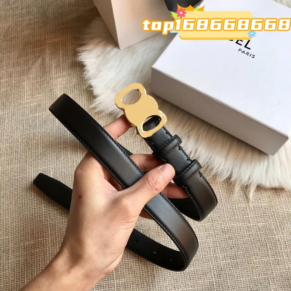 Designer Triomphe belt Fashion Smooth Buckle Belt Retro Design Thin Waist Belts for Men Womens Wi... | DHGate