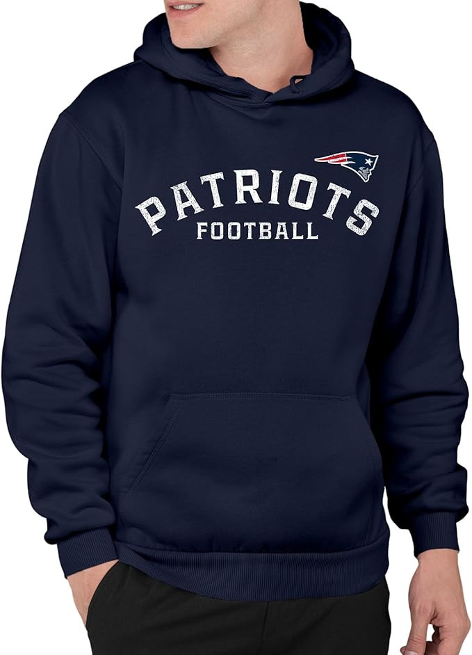 Junk Food NFL - Arched Front - Officially Licensed Adult Pullover Fleece Hoodie for Men and Women | Amazon (US)