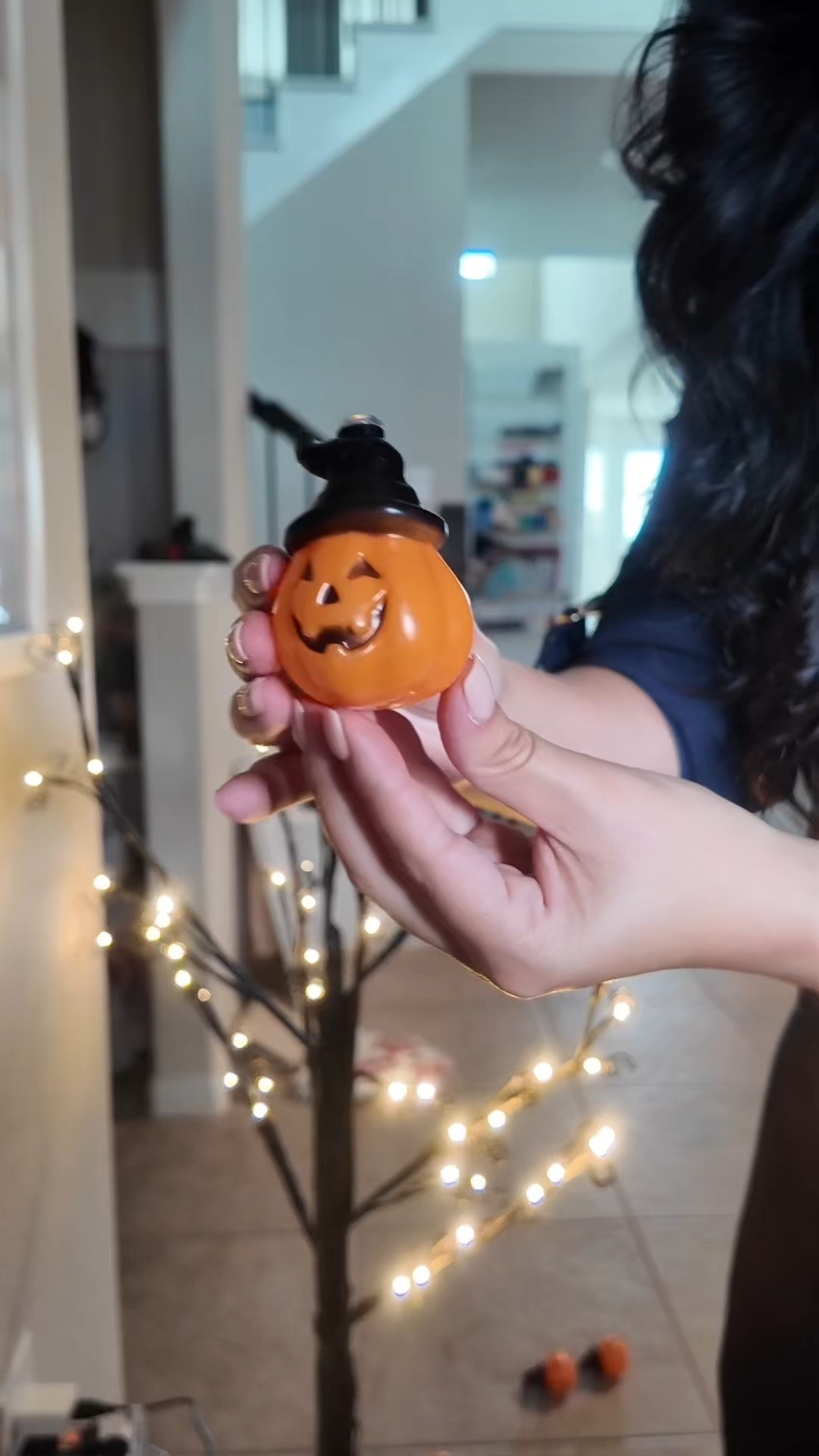 Halloween decor ideas: add pumpkins and skeletons to your faux trees 🫶

#LTKSeasonal #LTKHalloween