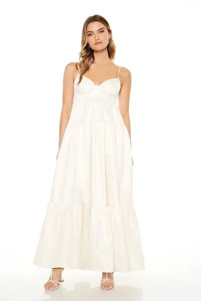 Tiered Sweetheart Maxi Dress | Forever 21