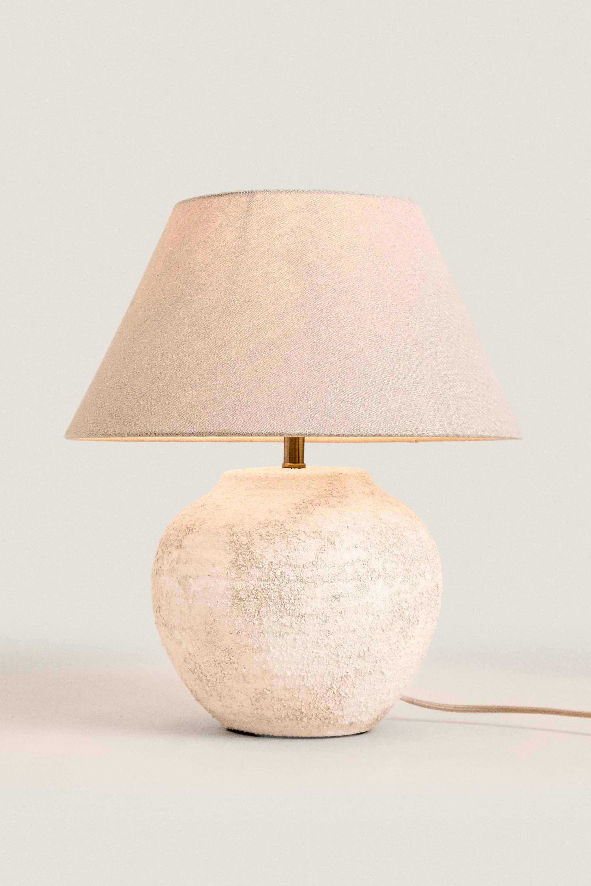 AGED CERAMIC TABLE LAMP | Zara US