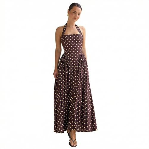 Lingswallow Women Vintage Polka Dot Dress - Retro Tea Party & Cocktail Dress for Wedding Guest, and Casual Wear | Amazon (US)