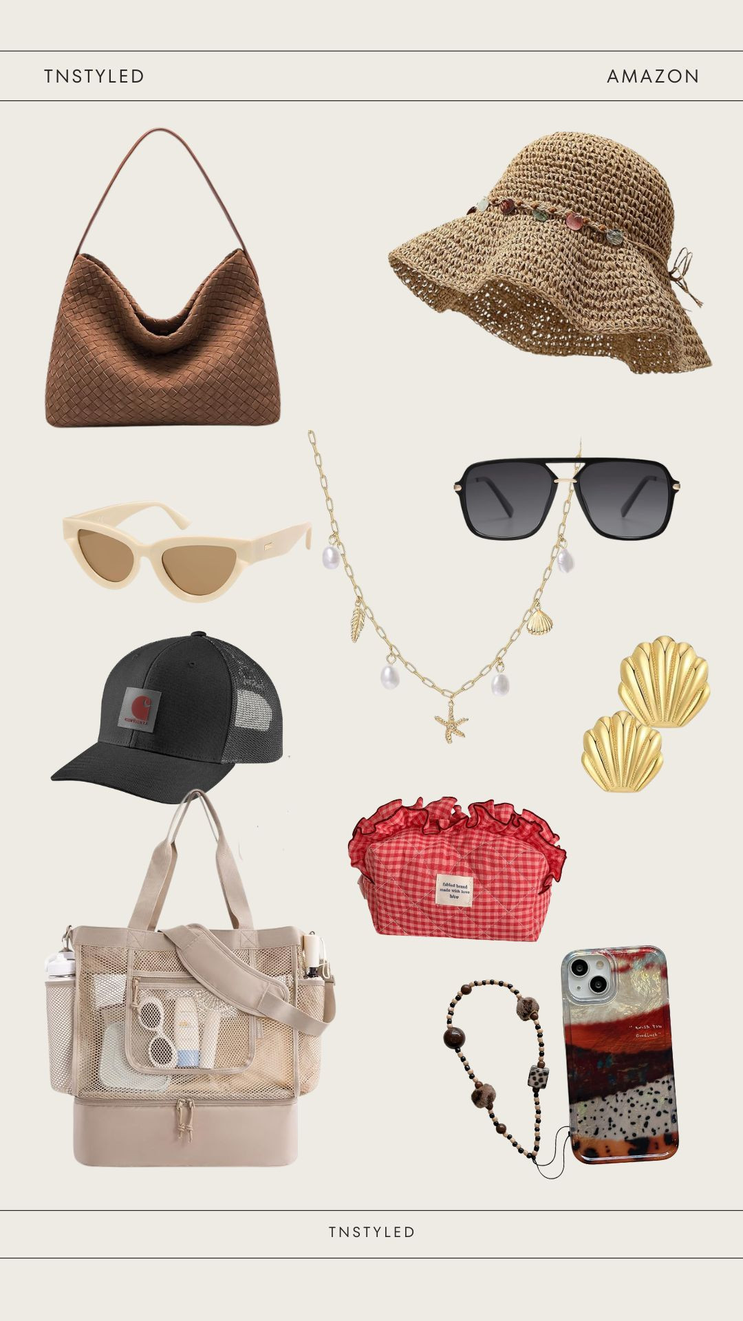 Summer fashion & accessories #beachvibes #amazonfashion 

 #LTKSwim #LTKTravel