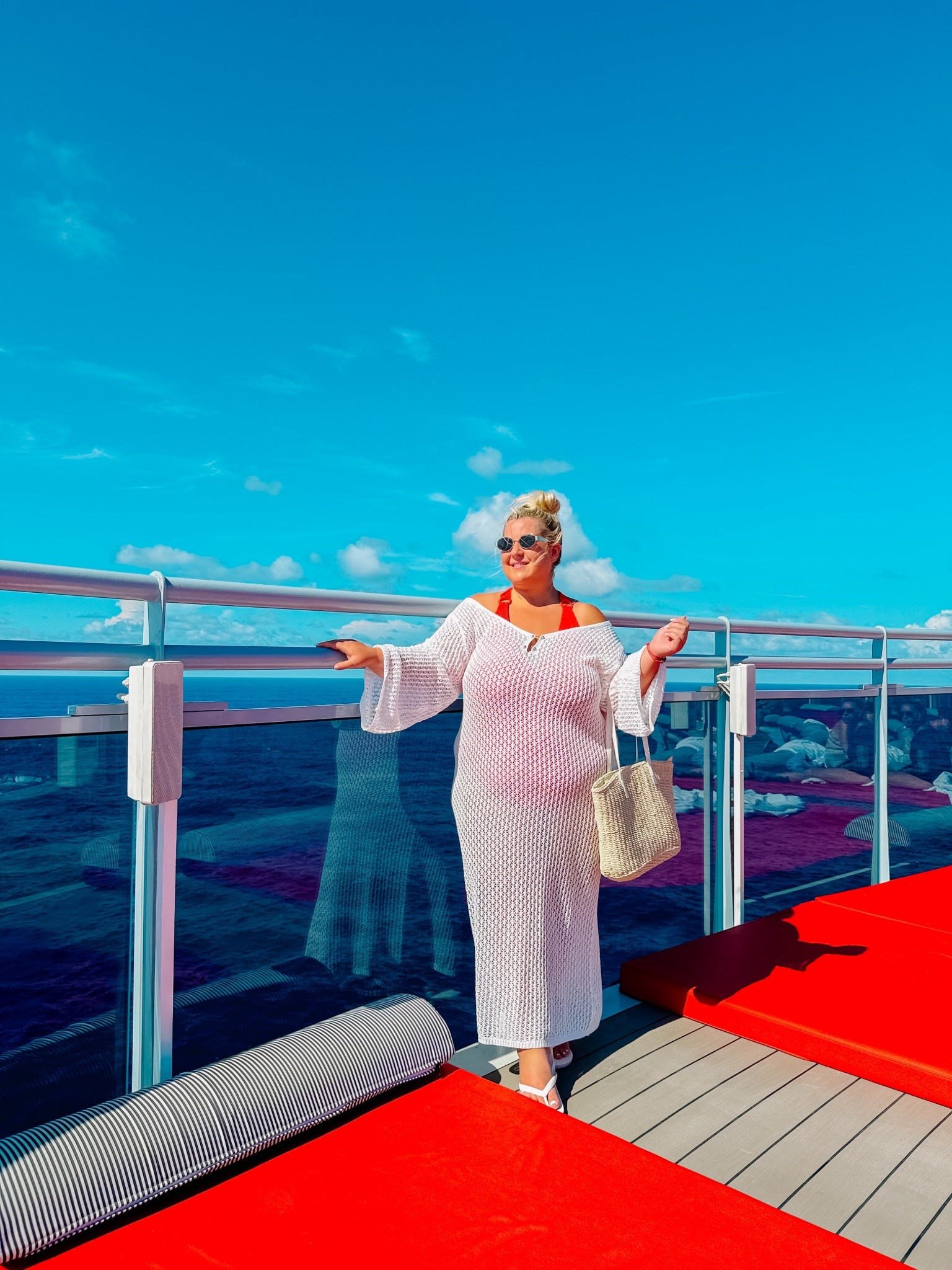 Plus size swim outfit, size 3x coverup. Size 22 swim  

#LTKTravel #LTKPlusSize